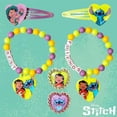thumbnail image 2 of LUV HER Disney Stitch Girls BFF 6 Piece Toy Jewelry Box Set with 2 Rings, 2 Bead Bracelets and Snap Hair Clips Ages 3+, 2 of 9