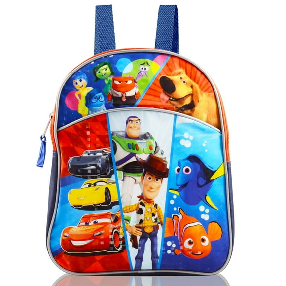 Disney Pixar Mini Backpack for Boys Girls Toddlers Kids ~ Premium 11" Backpack Bundle Featuring Toy Story, Disney Cars, Finding Nemo, Inside Out, and UP (Disney School Supplies)