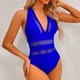 thumbnail image 5 of Swimsuits for Women Women's Solid Color One Piece Hollow Out (With Chest Pad Without Steel Support) Swimsuit, 5 of 6
