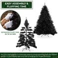 thumbnail image 3 of Árbol de Navidad Casafield abeto negro 1,4 m con soporte de metal, 3 of 7