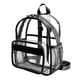 thumbnail image 4 of Xihbxyly Mochila Transparente, Material de Pvc Duradero, Diseño Aprobado para Estadios, Correas de Hombro Ajustables, Ligera y Fácil de Limpiar, Bolsa de Playa, Accesorio de Viaje, Tamaño 12 X 28 X 3, 4 of 7