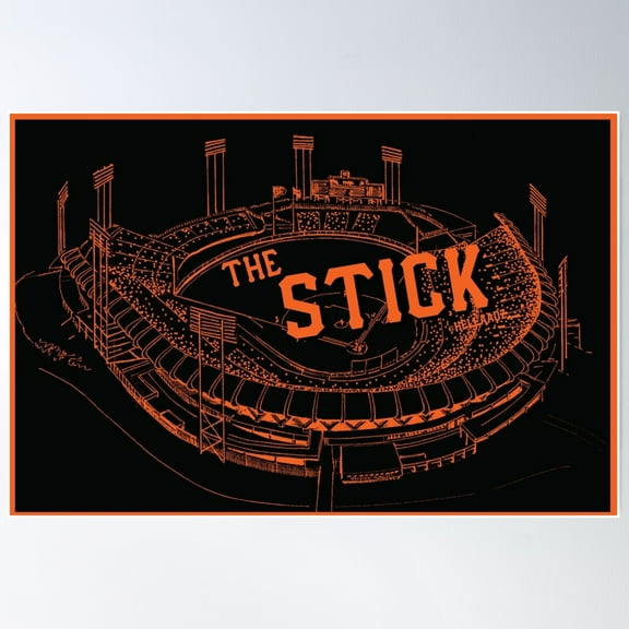 The Stick Poster Wall Art, Modern Wall Decor, 8x12 UNFRAMED