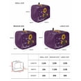 thumbnail image 2 of Purple Sunshine Sunflower Toaster Cover 4 Slice, Large Kitchen Appliance Covers, Pastoral Bees Farmhouse Floral Toaster Oven Cover with Loop, Bread Machine Cover Polyester Dust Cover Protection, 2 of 4