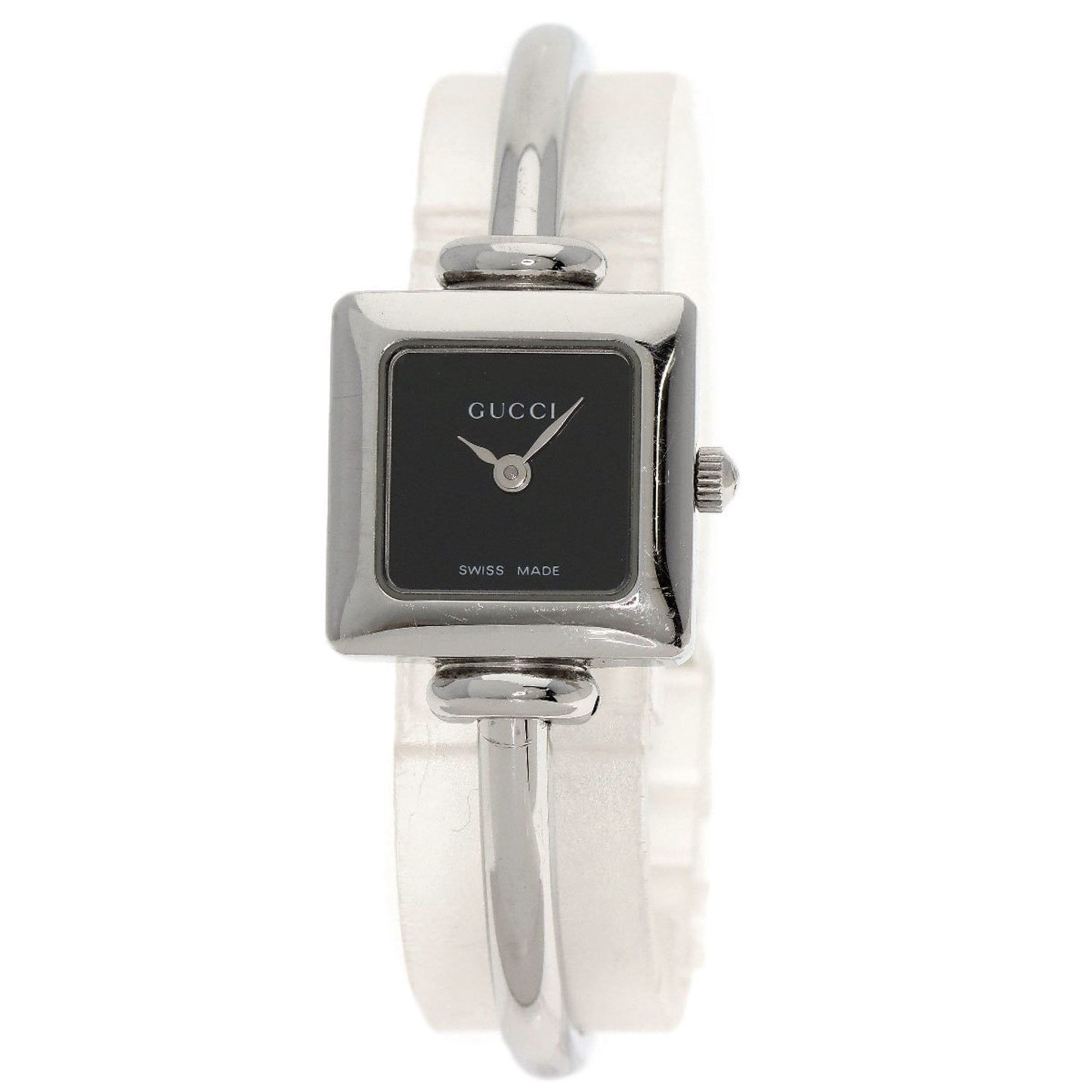 Pre-Owned Gucci 3900L Square Face Watch Stainless Steel SS  display picture 1