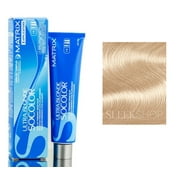 Matrix SoColor Pre-Bonded Ultra Blonde - Permanent Blonde Hair Color Dye (UL-P - Ultra Blonde Pearl (Base 6-8))