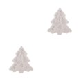 thumbnail image 1 of Wosthever Árbol de Navidad silicona Fondant molde pastel Chocolate decoración hornear molde cocina Gris 2piezas, 1 of 6