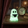 thumbnail image 2 of AOMXGD Halloween Light-Up Ghost Figurine, Illuminated Desktop Ornament For Household, Workspace, Party And Seasonal Themed Layout, 2 of 6