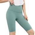 thumbnail image 1 of Hukapapa Pantalones de yoga ajustados con corte en T para mujer, color melocotón, fitness, cintura alta, pantalones cortos de yoga, levantamiento de glúteos, entrenamiento, deportes, fitness, yoga,, 1 of 5