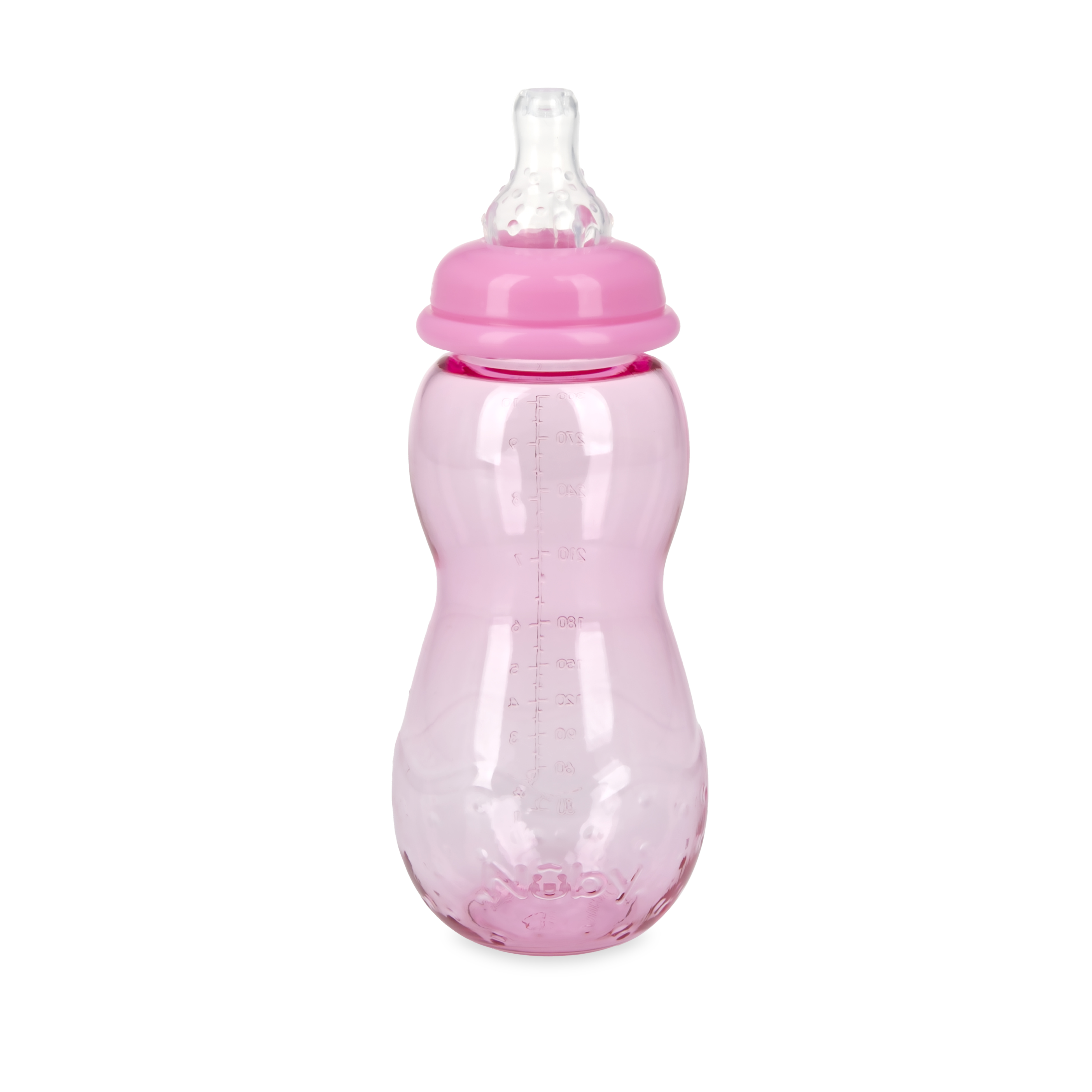 Nuby Non-Drip Standard Neck Baby Bottles, 10 oz, 3 Count photo 2