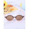 thumbnail image 5 of Toddlers Round Sunglasses, Little Boys Girls Retro Style Double Color Matching Anti-ultraviolet Outdoor Sports Casual Glasses, 5 of 10