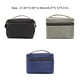 thumbnail image 4 of Eigraketly Bolsa de Picnic aislada a prueba de fugas Oxford contenedor de alimentos frescos bolsa de almuerzo reutilizable trabajo escolar hombres mujeres Kits de desorden para acampar Negro Eigraketly OD028166-01, 4 of 6
