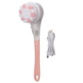 thumbnail image 2 of Cepillo de Cuerpo Eléctrico, Manija Larga Giratoria removible Rosa Exfoliante de Masaje Impermeable Ducha de Ducha para Spa, 2 of 7