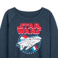 thumbnail image 3 of Star Wars - Millennium Falcon Americana - Women's French Terry Pullover Sweatshirt, 3 of 5