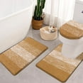 thumbnail image 5 of Ileading Traditional 3 Piece Microfiber Washable Bathroom Rug Set, 5 of 9