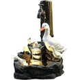 thumbnail image 6 of Wovte Outdoor Fountain Solar Light Soothing Ambiance Duck Family Theme with Water Pump Resin, 6 of 7