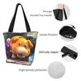 thumbnail image 3 of Lsque Pikmin Pattern Beach Tote,Shoulder Handbag,Spacious Tote Bag,Lightweight Travel Bag,Versatile Shopping Bag, 3 of 6