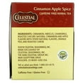 thumbnail image 2 of Celestial Seasonings Tea Caffeine Free Herbal Tea, Cinnamon Apple Spice,  20 ea (Pack of 3), 2 of 2