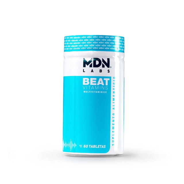 Mdn Labs, Multivitaminico Beat, 60 Tabletas, Vitaminas MDN Sports Beat Vitamins