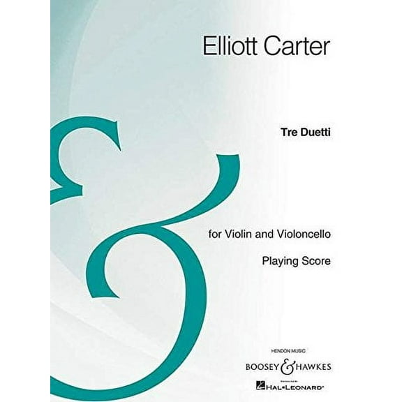 Tre Duetti : Violin and Violoncello Playing Score