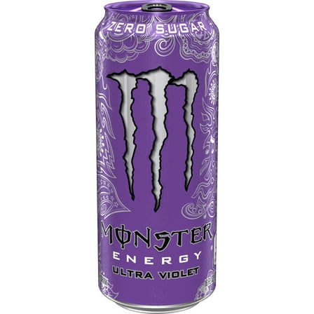 Monster Energy Ultra, Violet, Sugar Free Energy Drink, 16 Fl Oz