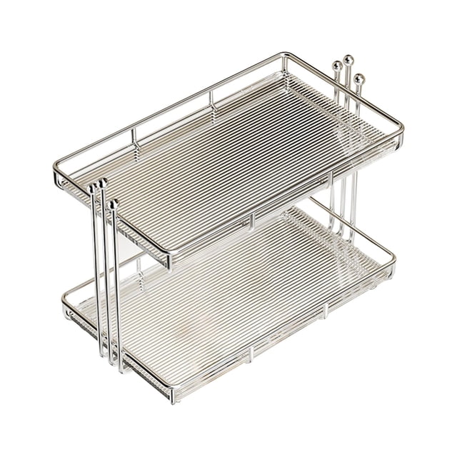 Tocador de 2 niveles, organizador multiusos para maquillaje y perfumes. L
