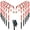 Santa, variant on iMounTEK 12 Pack Solar Candy Cane Lights Outdoor Christmas Decorations, 8 Modes Xmas Decorations for Garden Yard Decor Holiday Gift