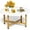23.6"d Round Gold, variant on Small Coffee Table, Low Table with Solid Wood Legs, 23.6" Mini Oval Accent Table Side End Table, Floor Table Desk for Sitting on The Floor, Coffee Tea Table for Living Room, Dorm, Apartment, Natural