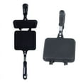 thumbnail image 6 of Double Sided Sandwich Maker, Black - Ergonomic Handle, 15 cm, 6 of 8