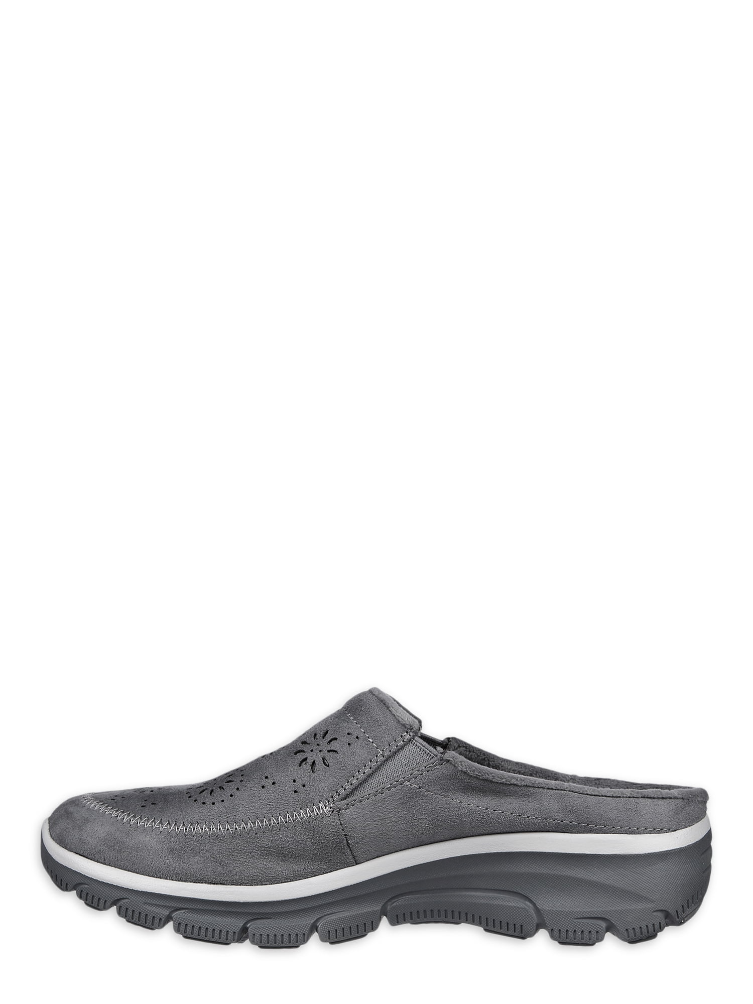 Skechers Women's Easy Going Open Back Knit Slip In Comfort