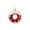 Red, variant on CuiLiyq Christmas Tree Ornaments, Artificial Donut Pendants, Christmas Decorations Outdoor Indoor Wall and Xmas Tree Ornaments for Xmas Party Supplies Favors (Gold)