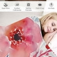 thumbnail image 3 of Fenyluxe Flower Pattern Print Throw Blanket for Bed Couch Car - Super Soft Blanket Gift for All Seasons - Kids and Adults 50x60in, 3 of 6