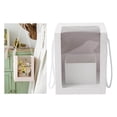 thumbnail image 1 of Flower Gift Paper Packaging Boxes Clear Cupcake Boxes Individual with Window Wedding Baby Shower Favors S white, 1 of 8