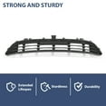 thumbnail image 6 of Front Bumper Lower Grille Insert Black Fit For 2016-2018 Buick Envision GM1036186, 6 of 10