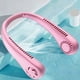 thumbnail image 4 of Abanico De Cuello Pequeño Mini ventilador deportivo sin aspas con carga USB de 1200 mAh para exteriores (rosa), 4 of 6
