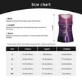 thumbnail image 4 of Sigee Thunderstorm Violet Purple for Women's Workout Tank Top,Running Tank Tops,Sleeveless Gym ClothesMedium, 4 of 8