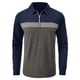 thumbnail image 4 of pstuiky Camisas de manga larga de invierno para hombre, Camisa deportiva de manga larga con solapa y cremallera para hombre tops de invierno para hombre xl, 4 of 5