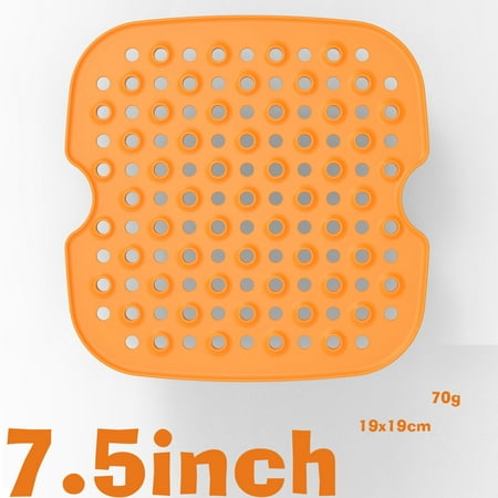 

Fjofpr Reusable Air Fryer Lining Square Non-stick Pan Silicone Mat Air Fryer Mat Kitchen for Home Decorations