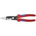 thumbnail image 1 of Knipex Tools 13 82 8 Pince d'Installation Électrique 4 en 1 avec Poignée Confortable, Rouge et Bleu, 1 of 7