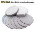 thumbnail image 2 of 50PCS 2 Inch Hook & Loop White Dry Sanding Disc Semi-Brittle Corundum Sandpaper, 2 of 6