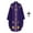 Purple, variant on Robe Cassock Printed Loose Fit Gown Multiple Solid Color Halloween Themed Priest Monk Costume Performance Outfit