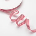 thumbnail image 2 of Narrow Gingham Ribbon,147.6Ft Party Craft Decoration Ribbon for Picnic,Portable Red and White Gingham Lace Trim for Gift Wrapping,1Roll, 2 of 6