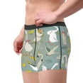 thumbnail image 3 of Wukai Cute Farm Birds Print Men’s Underwear Breathable Boxer Briefs,&nbsp;Moisture Wicking & Breathable-, 3 of 7