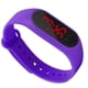 thumbnail image 3 of Kearding Reloj de Digital fino para niños con pantalla LED, de Fitness para estudiantes, suministros deportivos para niños y niñas Relojes inteligentes Violeta 240*15mm, 3 of 5