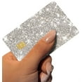 thumbnail image 4 of Exotix Card Shiny Novelty Vinyl Credit Card Skin Cover, Silver, 4 of 5