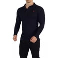thumbnail image 1 of Playeras Polo John Leopard Manga Larga Muscle Fit, 1 of 6