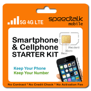 Speedtalk Mobile Smartphone & Cellphone Starter Sim Card Kit