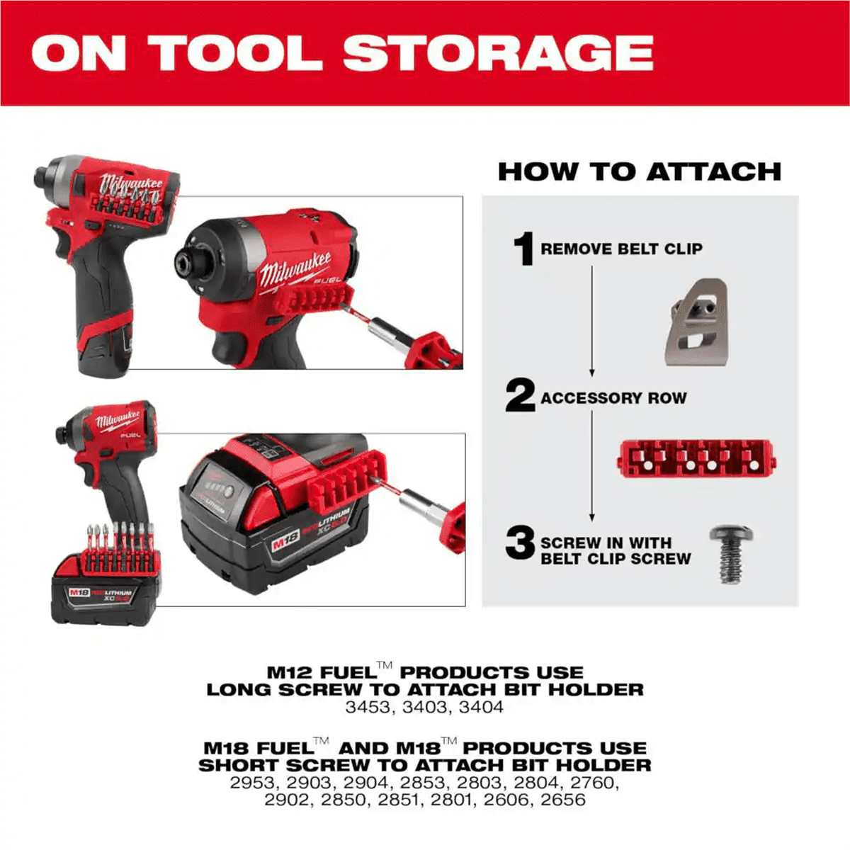 Milwaukee 48-32-4408 SHOCKWAVE 26PC Drill Drive Fasten Set