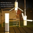 thumbnail image 3 of Leyfeng Multifunctional Camping Lantern with Hanging Hook Outdoor Handheld Flashlight Foldable 3 Panels Rechargeable Camping Lamp, 3 of 8