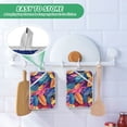 thumbnail image 4 of Yayeee Pot Holders Kitchen Heat Resistant with Pockets 7"x9.8" Cotton Oven Cooking Hot Pads, Colorful Art Leaves Pattern, 4 of 7