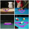 thumbnail image 3 of RENACLIPY 2Pcs Purple Billiard Ball Holder Triangle Rack Durable Pc Material for Table Pool Accessories, 3 of 8